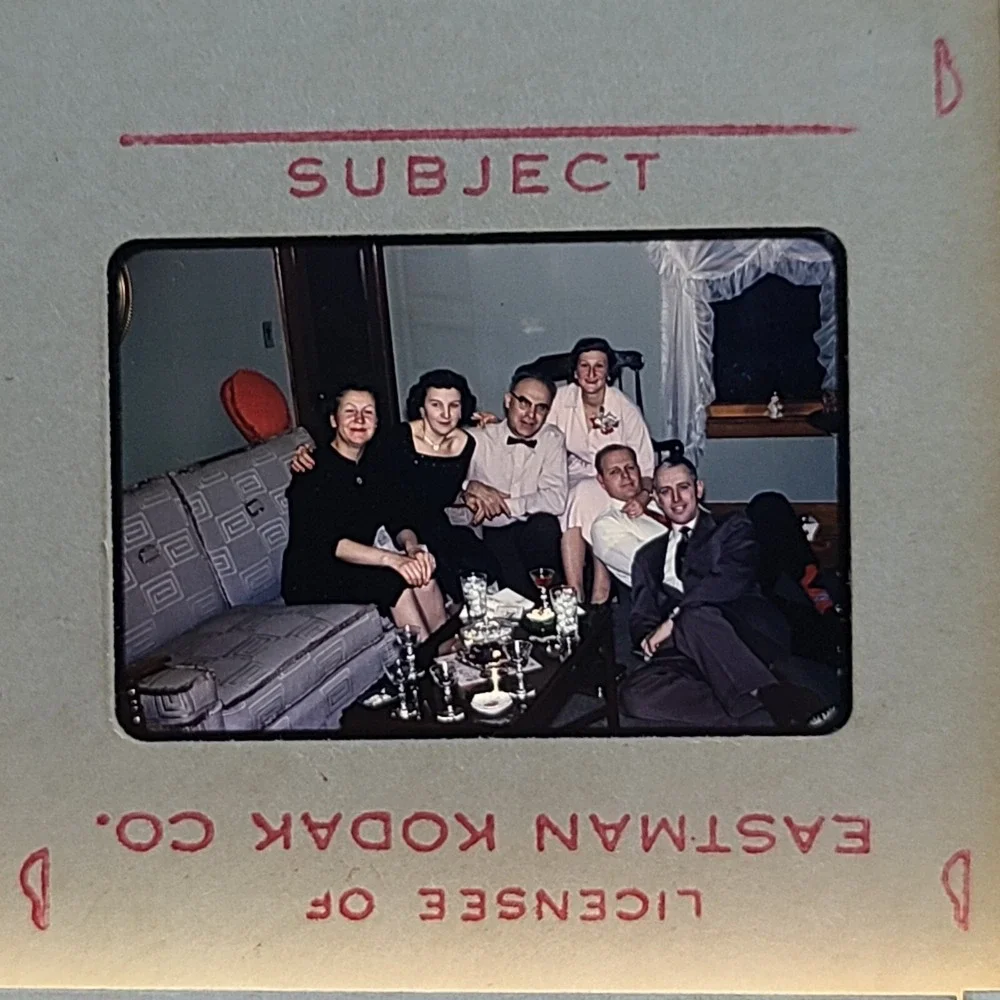 Lot of 30 Slides‎ Party Christmas People Gatherings 1968
